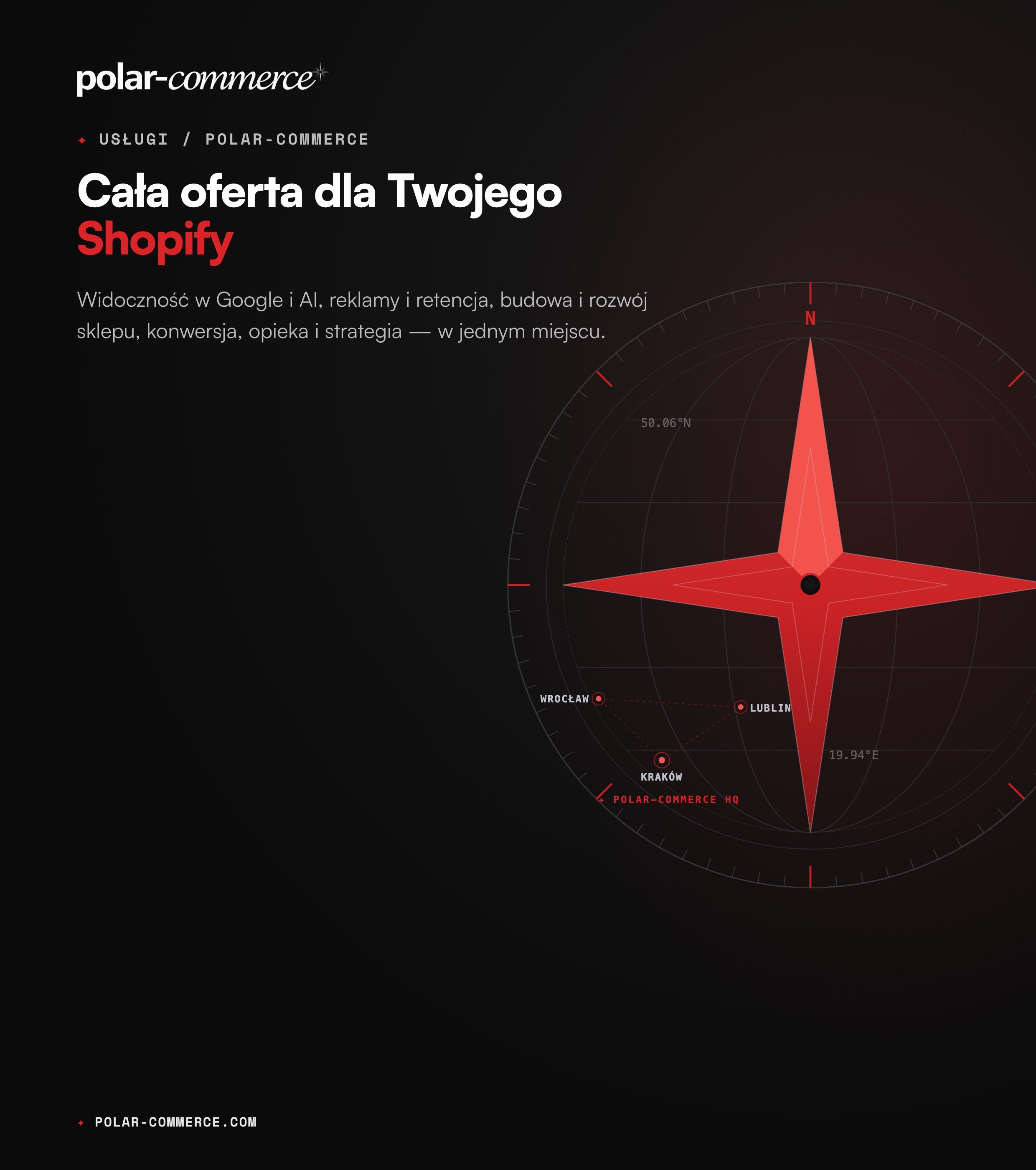Usługi Polar-Commerce — cała oferta dla Twojego Shopify