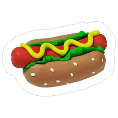 Distored gif of archie wearing a hoodie and walking