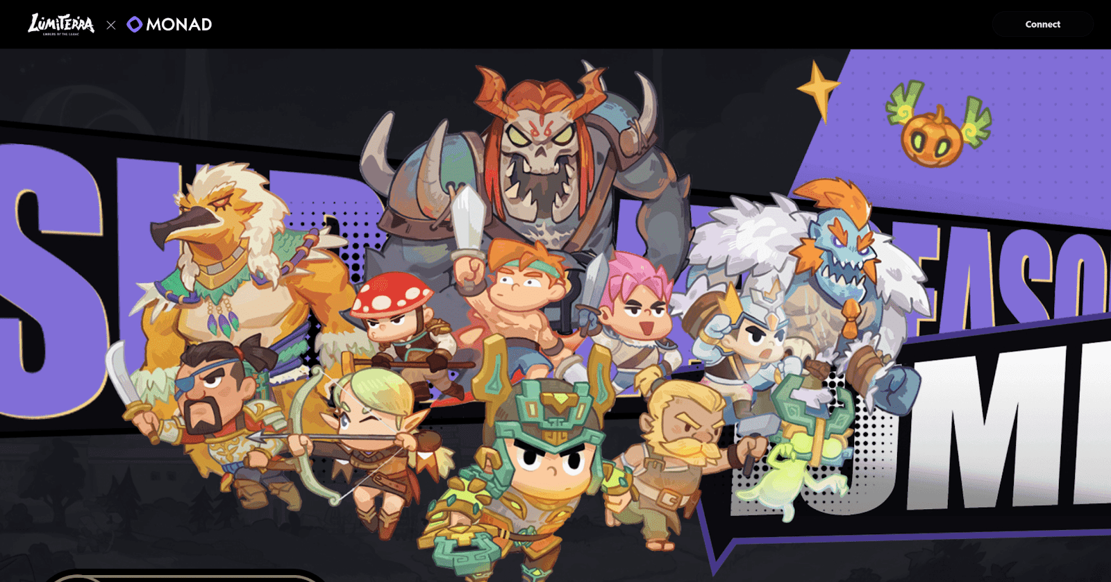 Monad Starter Kit - Lumiterra Landing Page