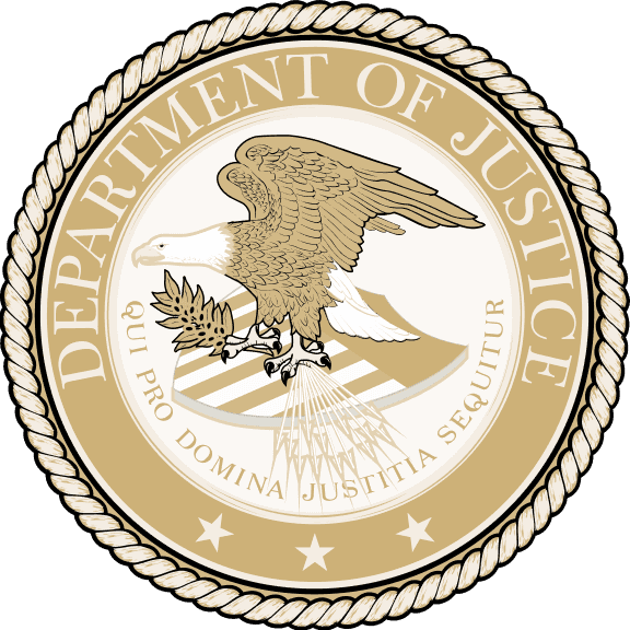 U.S. Department of Justice logo