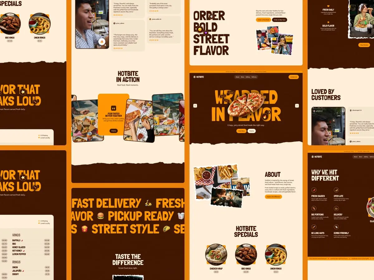 detail image 3 of the hotbite framer website template