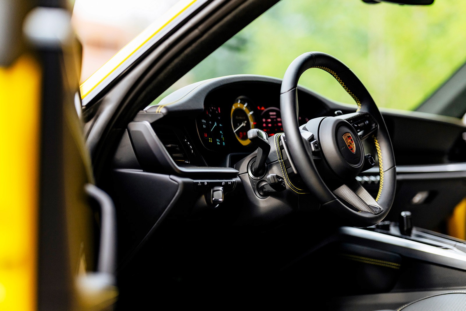 Porsche interior