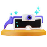 Free 3D smart glasses icon