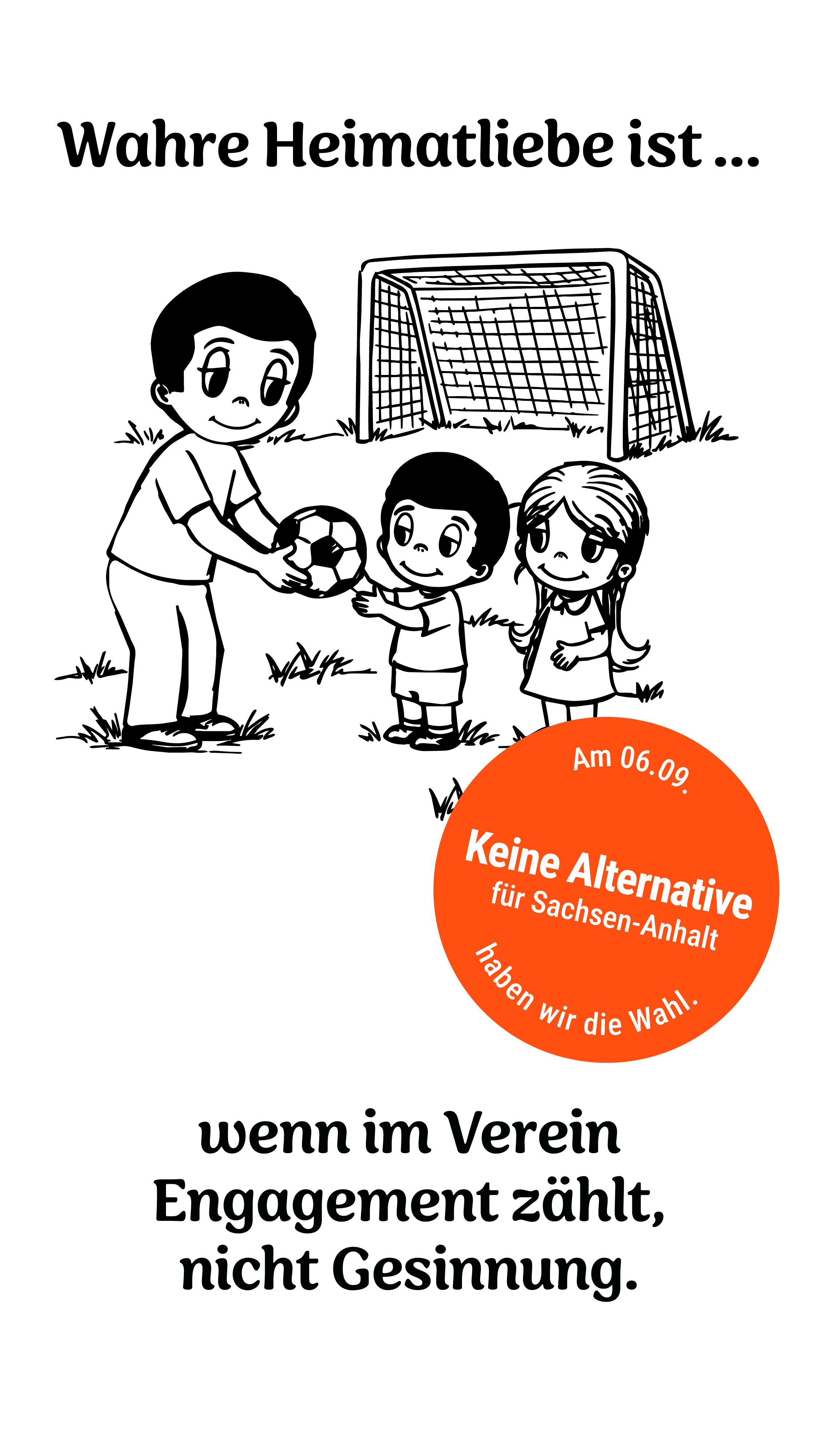 Kampagnenmotiv Sportverein