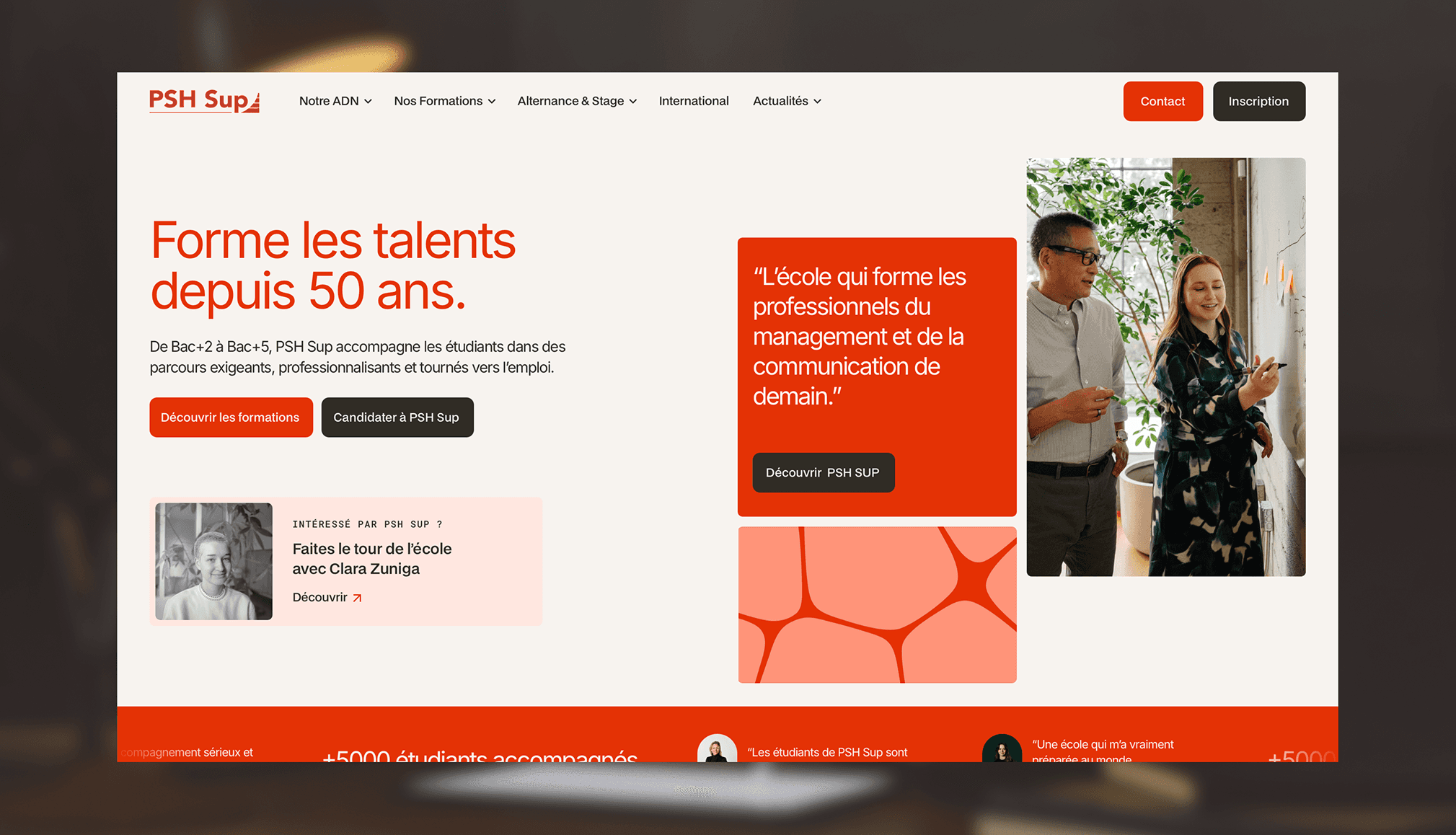 site internet psh sup