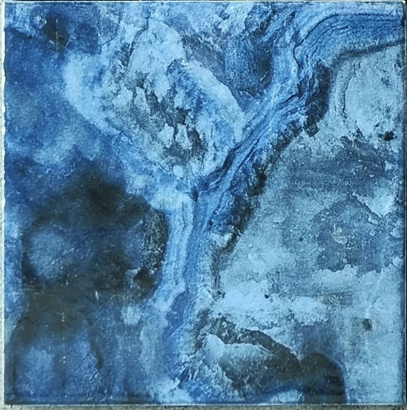 White mint Honed Pool Coping