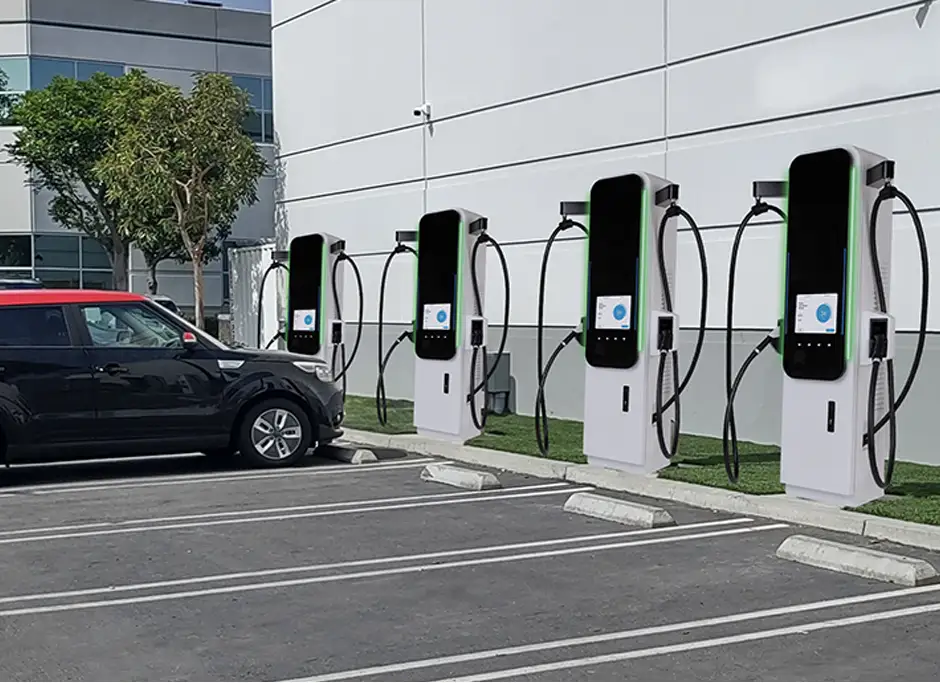 estaciones de carga para vehiculos electricos