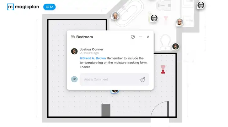 magic plan app for detailed bathroom floor plan creation