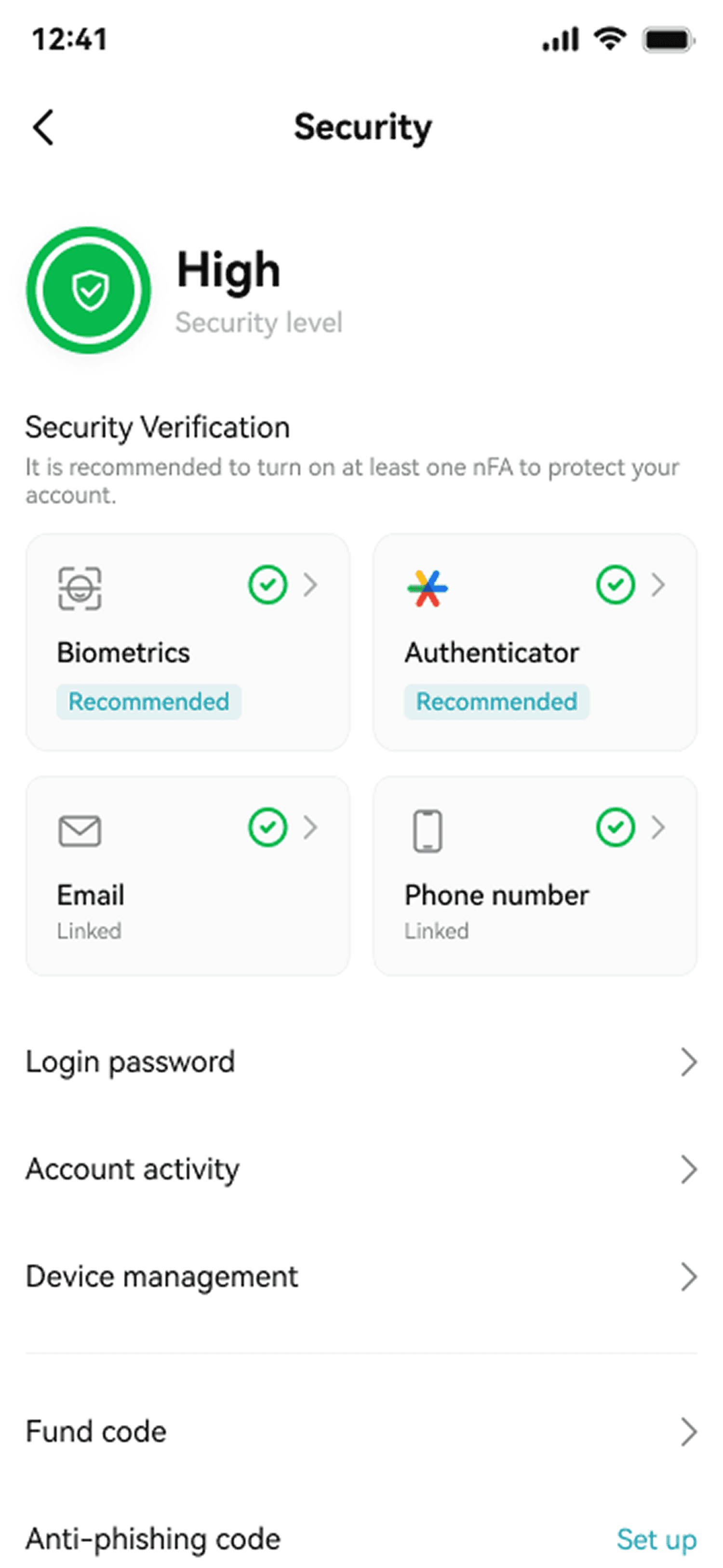 Bitget screen 8
