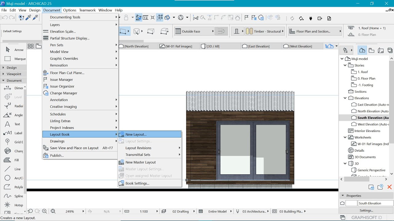 ArchiCAD interface running on a cloud computer