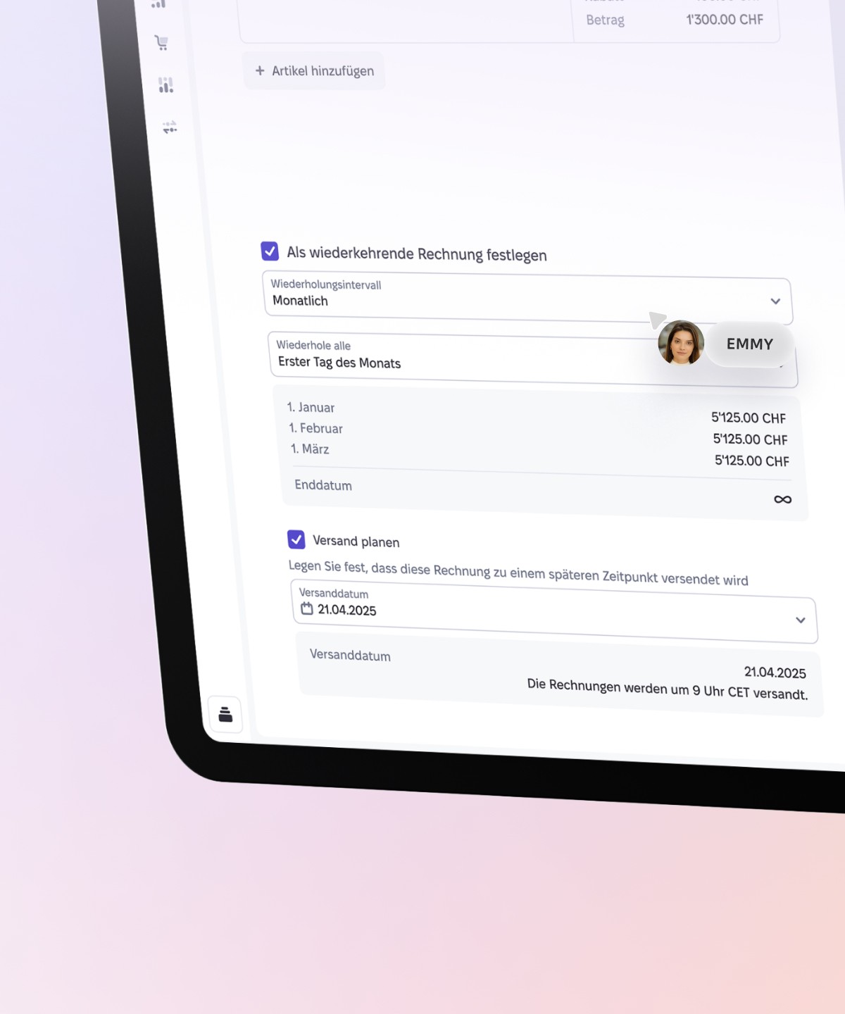Wiederkehrende Rechnungen