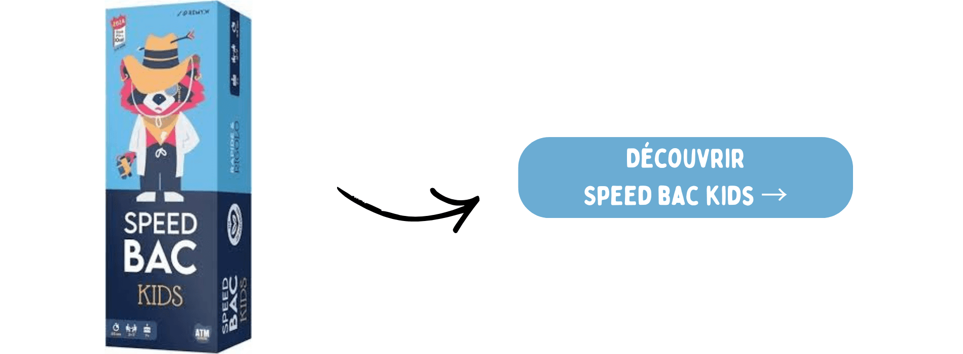 Speed Bac Kids sur un fond blanc