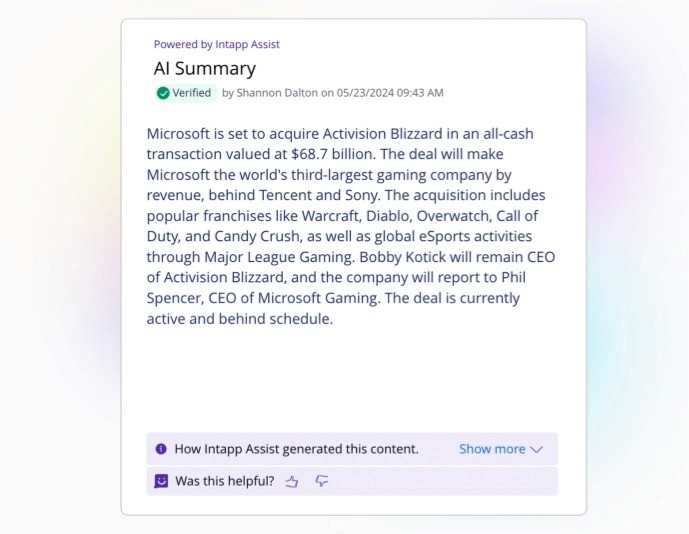 InTapp Features