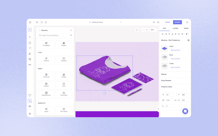 glorify mockup editor