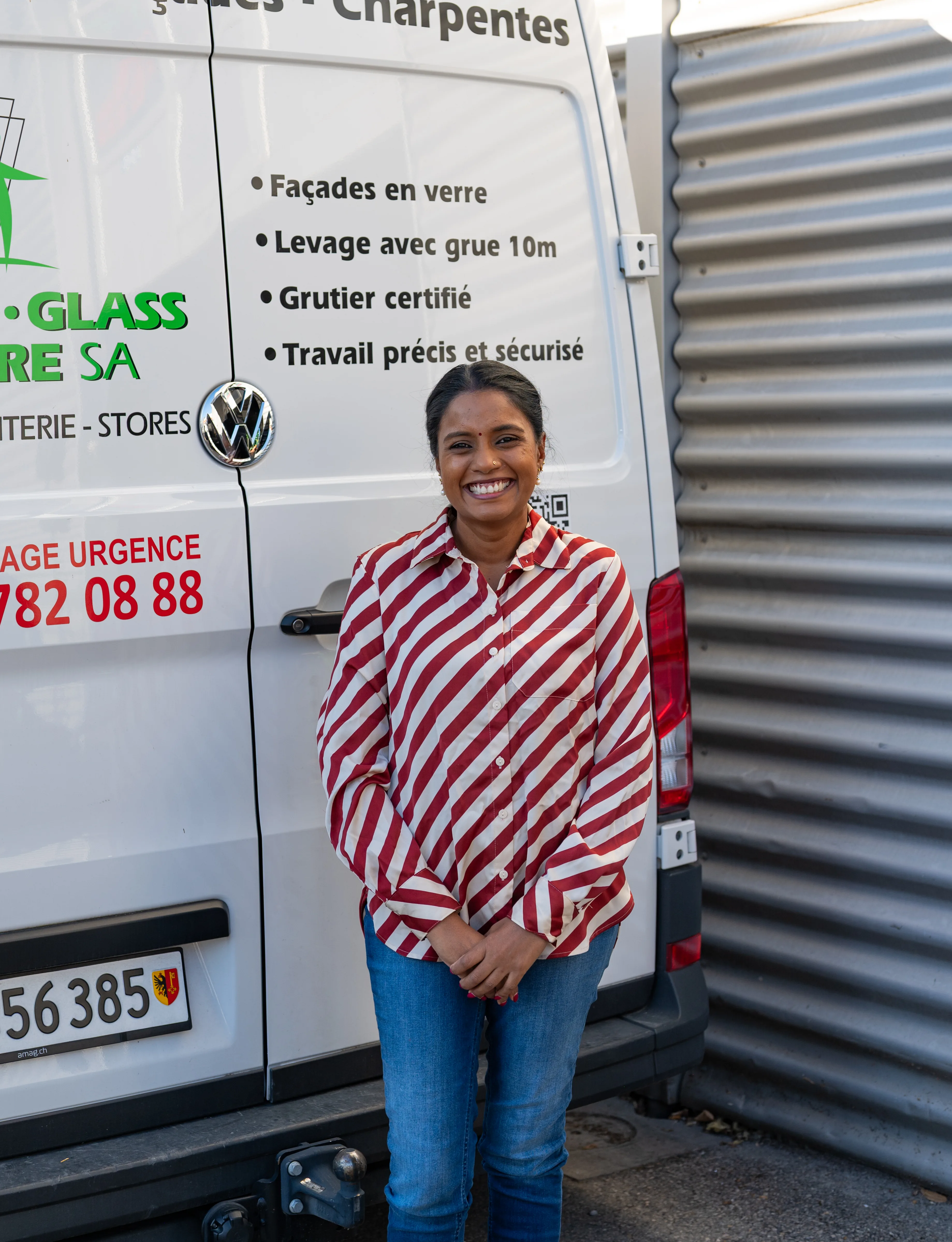 Dayana Siva, co-fondatrice de Lamelle-Glass & Store SA