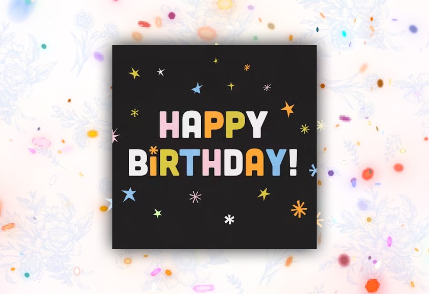 Dirty thirty birthday invitation with a bold red and white design and floating hearts, inspired by Taylor Swift