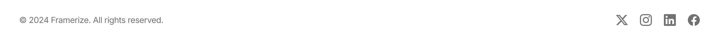 Footer Component / 009
