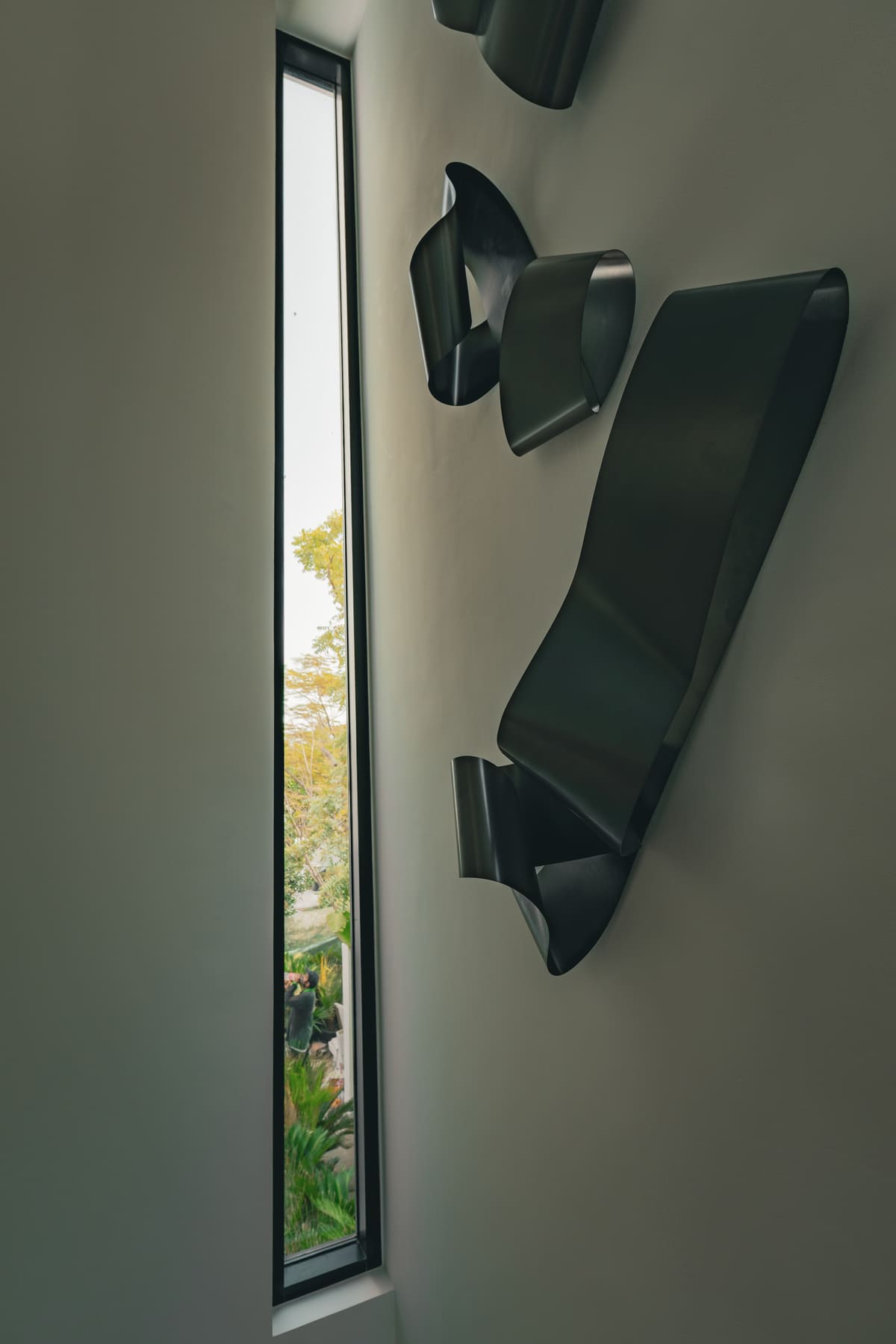 Image of a big glass door