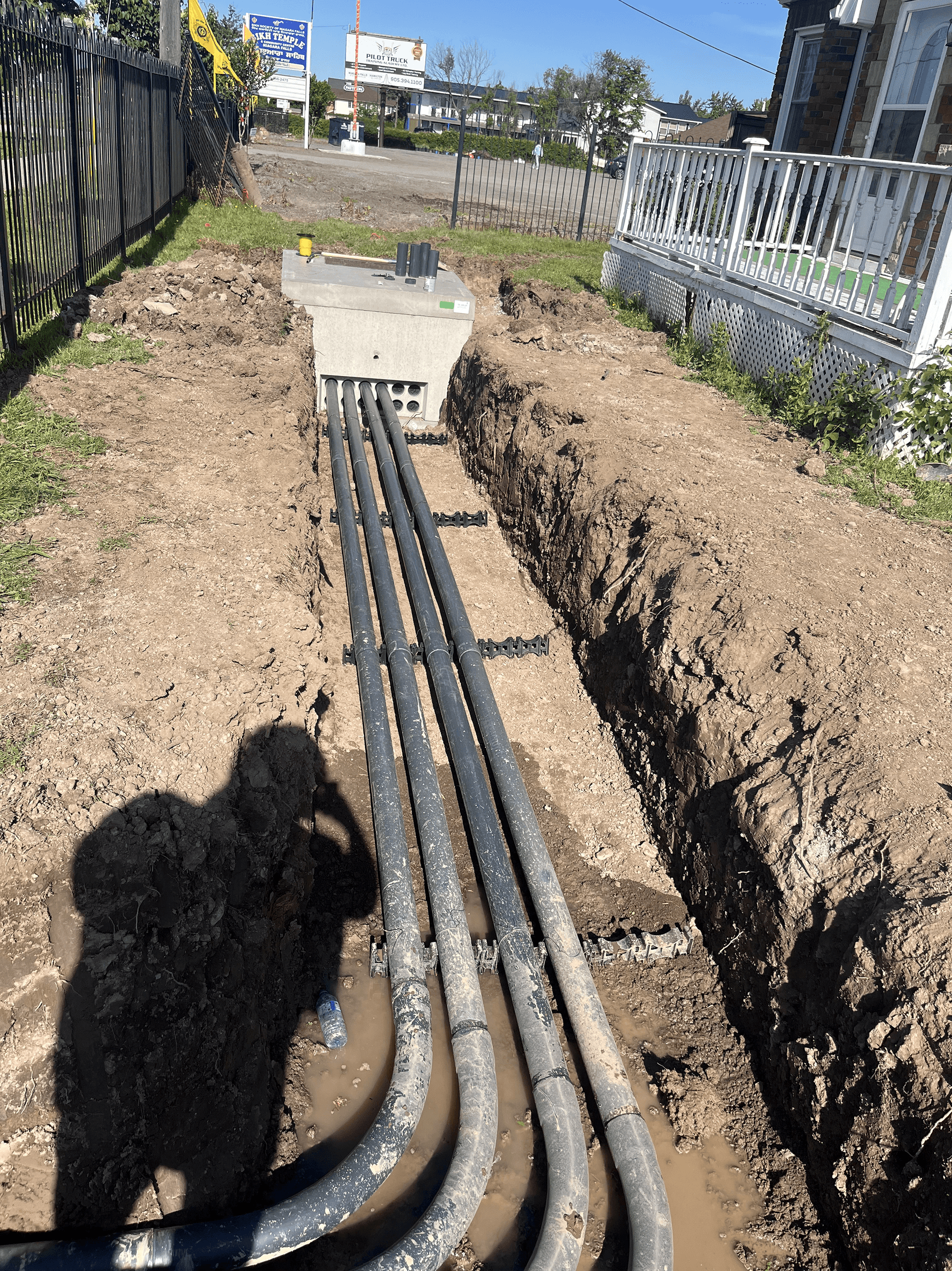 septic lines installed