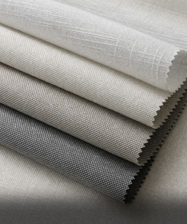 Two people sit across a table in a stylish room with red velvet walls and a large red pendant light. The mood is intimate and modern.