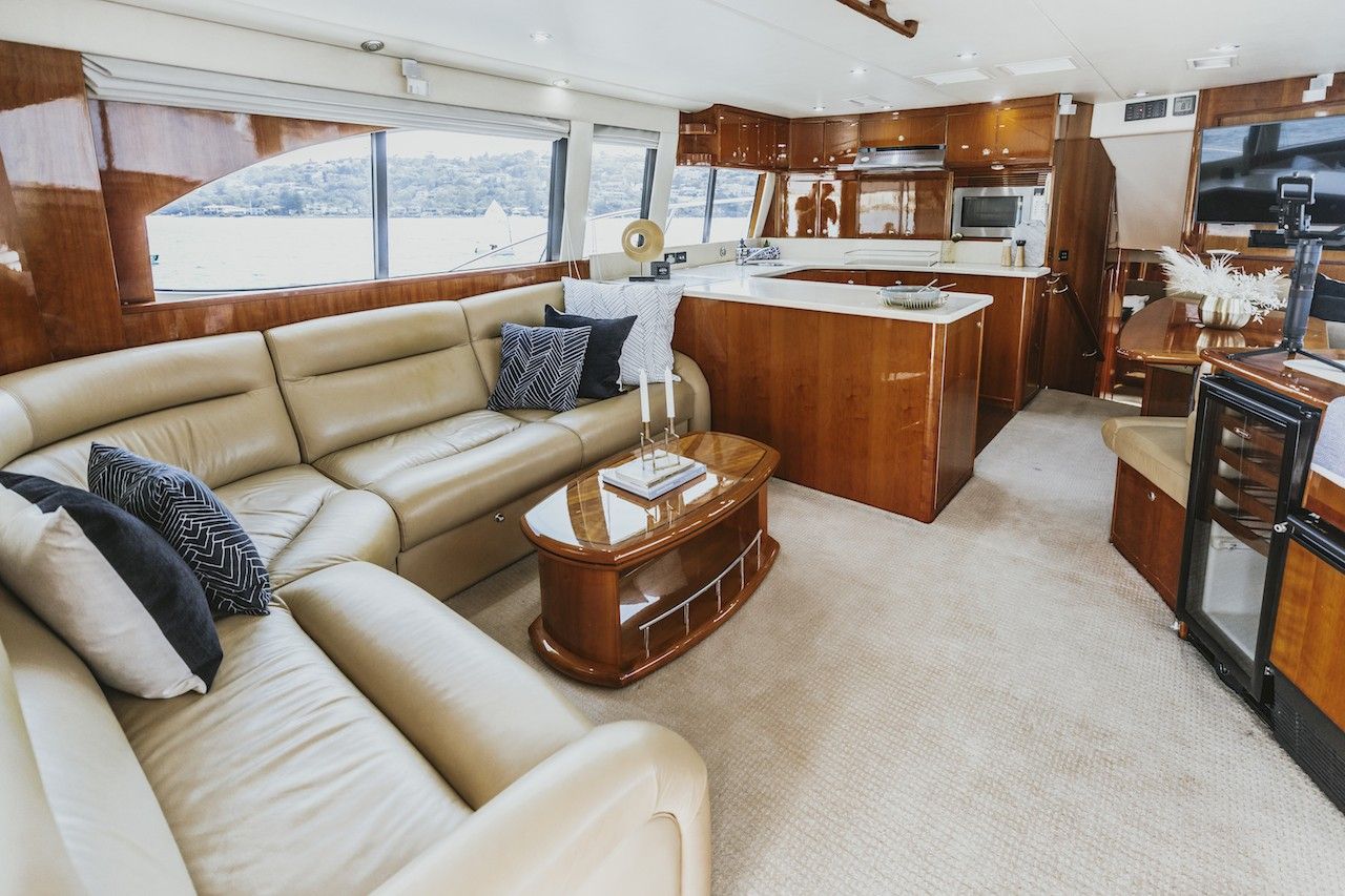 Yacht on water