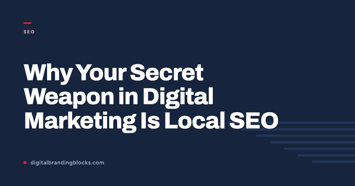 Local SEO is not a secret weapon. It is a slow one.