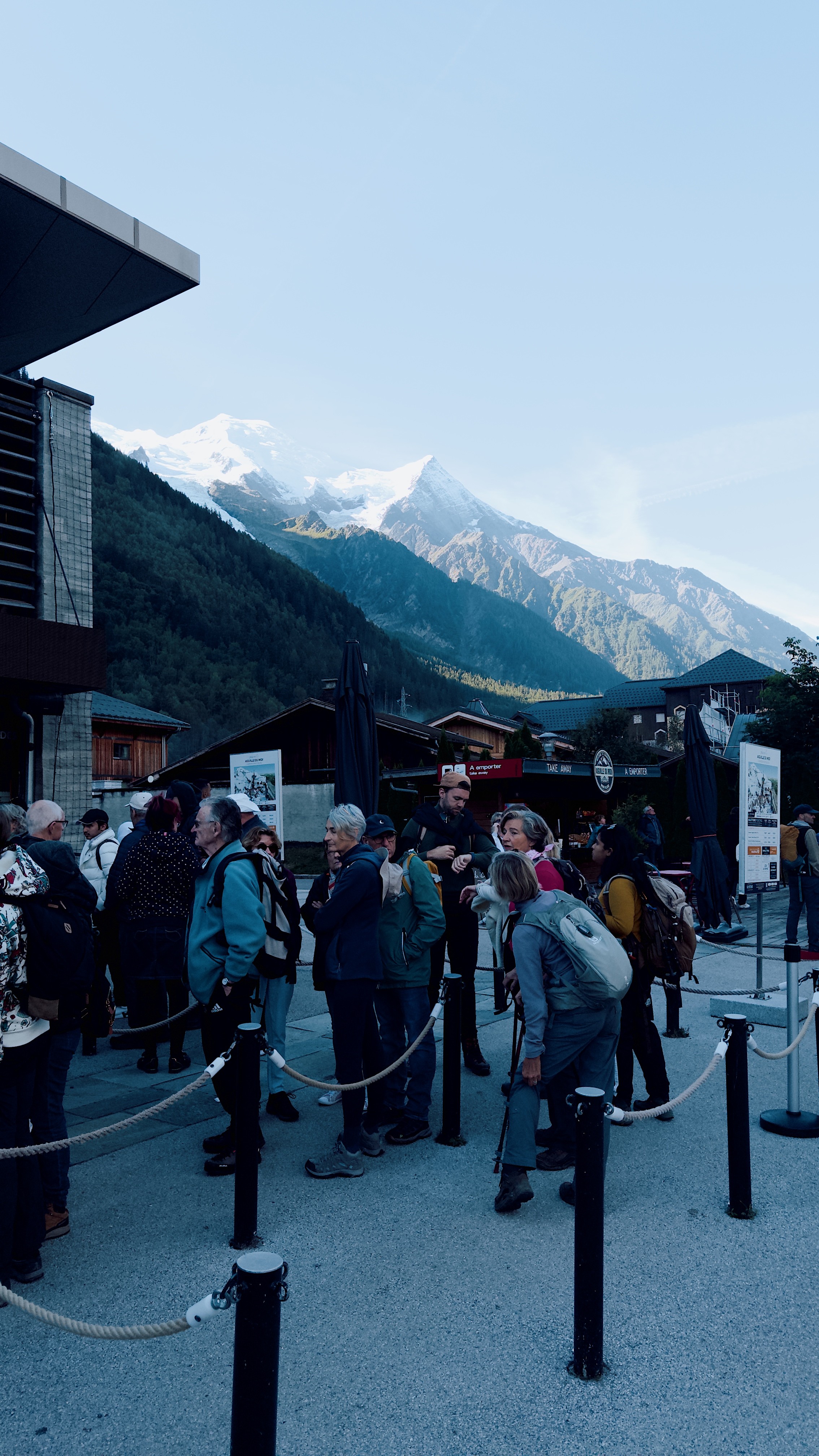 Cable car to Aiguille du Midi