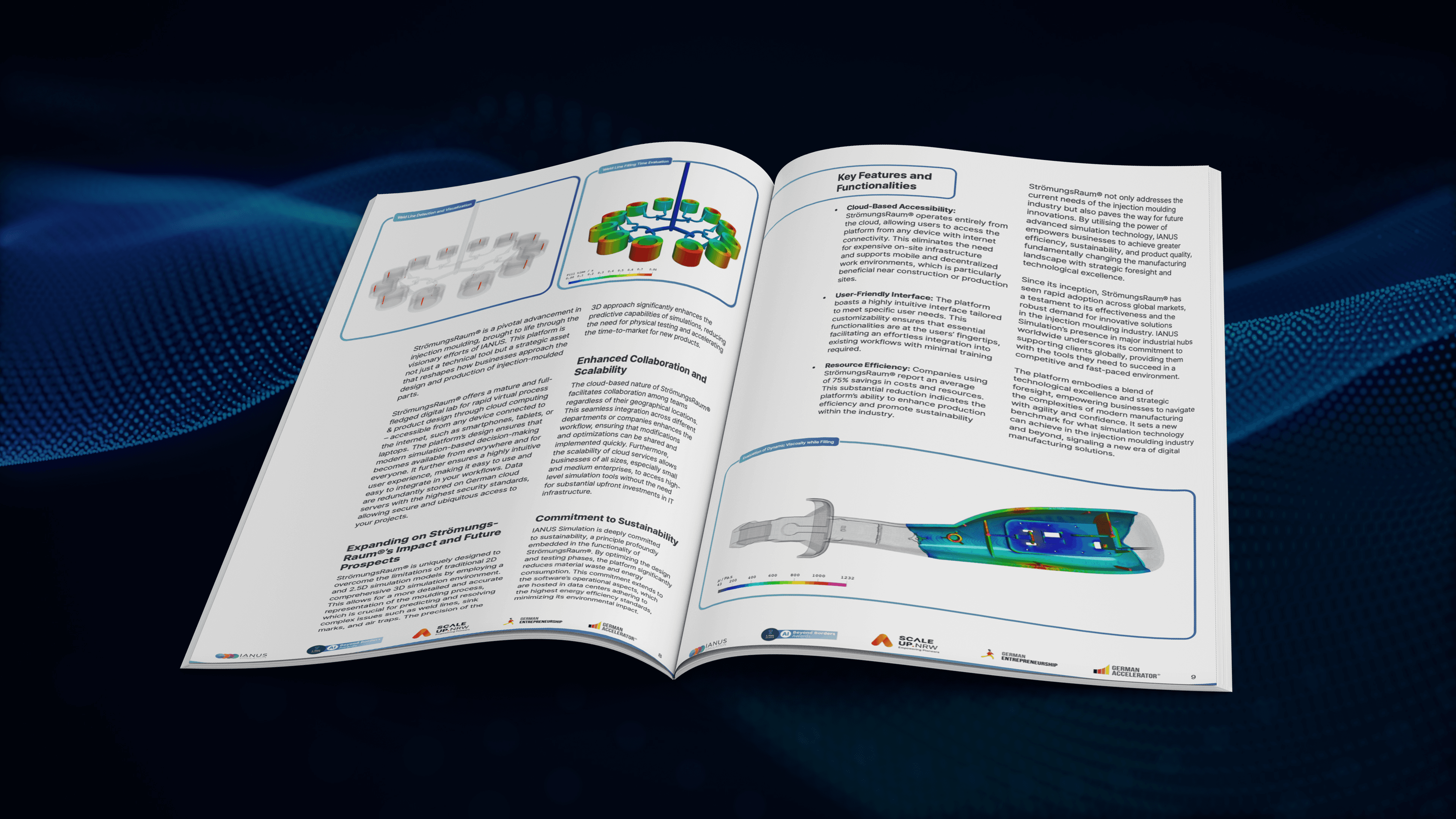 Spritzguß CFD Simulation IANUS