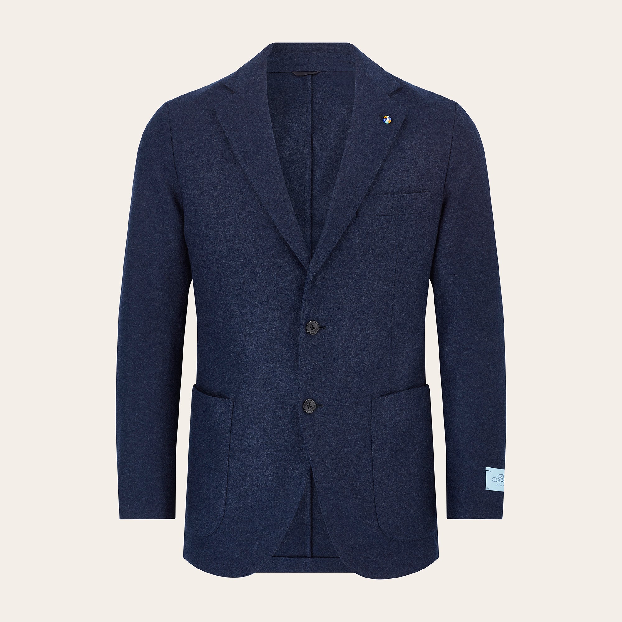 Belvest Navy Cashmere Blazer - Mandelli UK