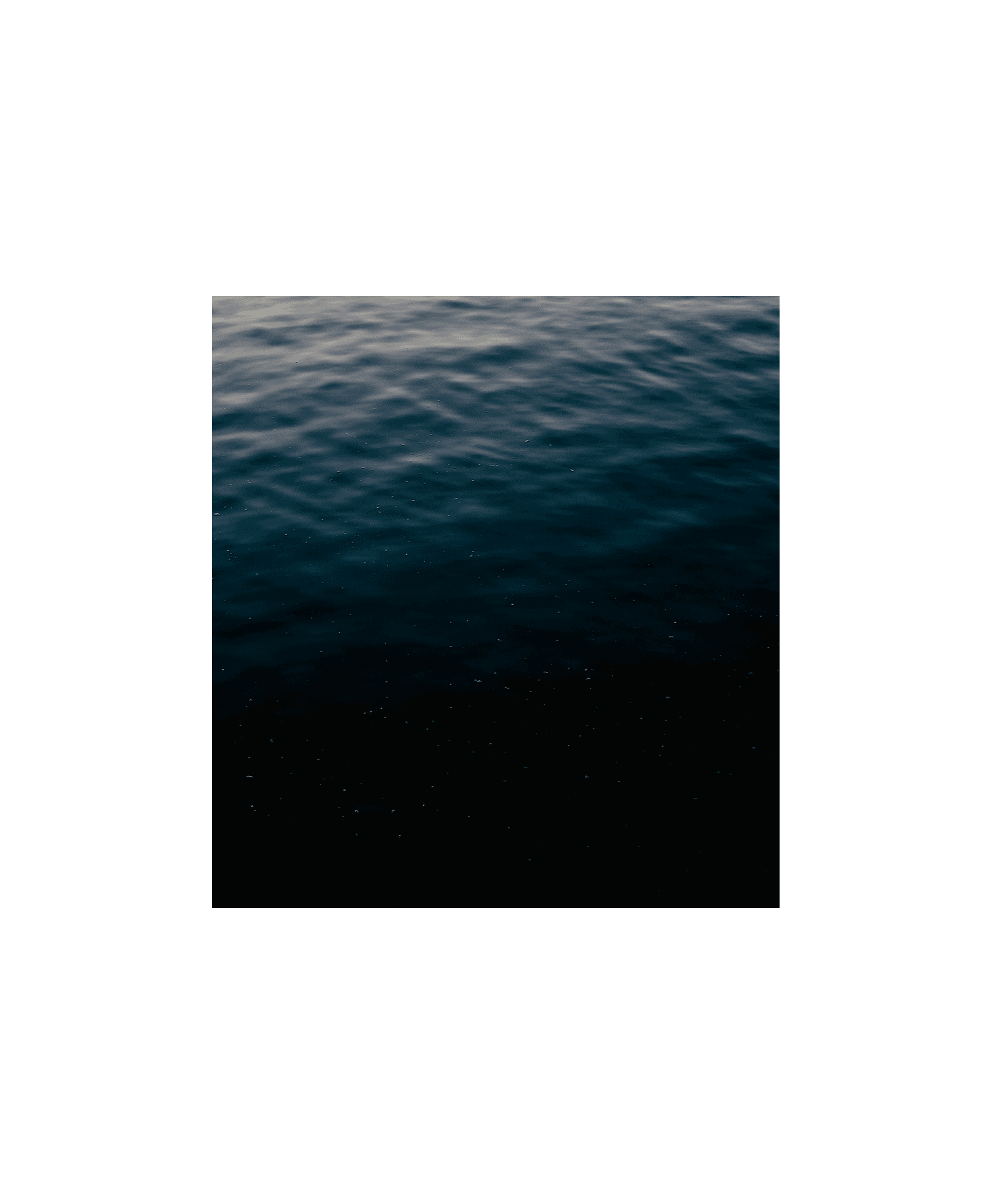 Dark ocean water.