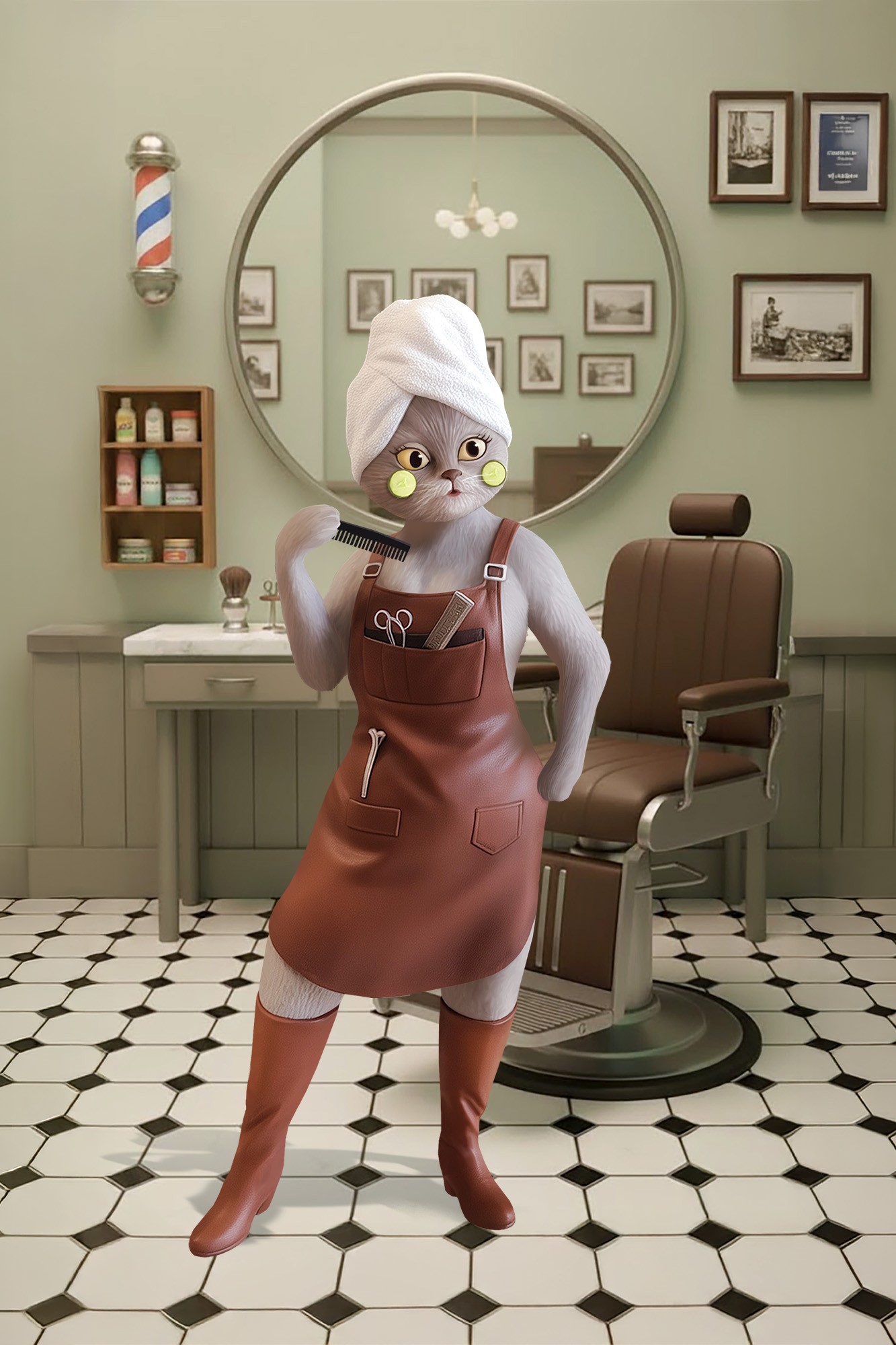 Miss Meow — Barber Shop