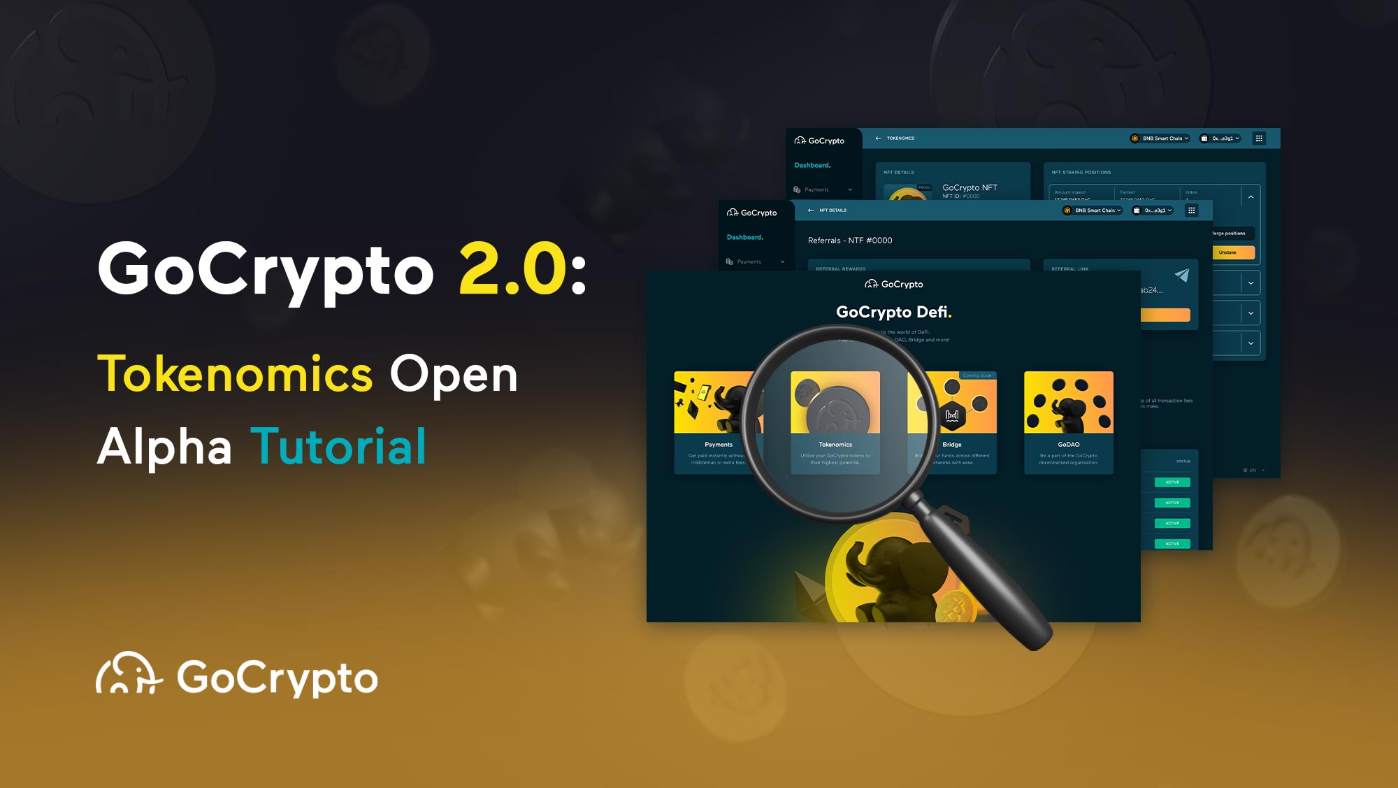 GoCrypto 2.0: Tokenomics open alpha tutorial