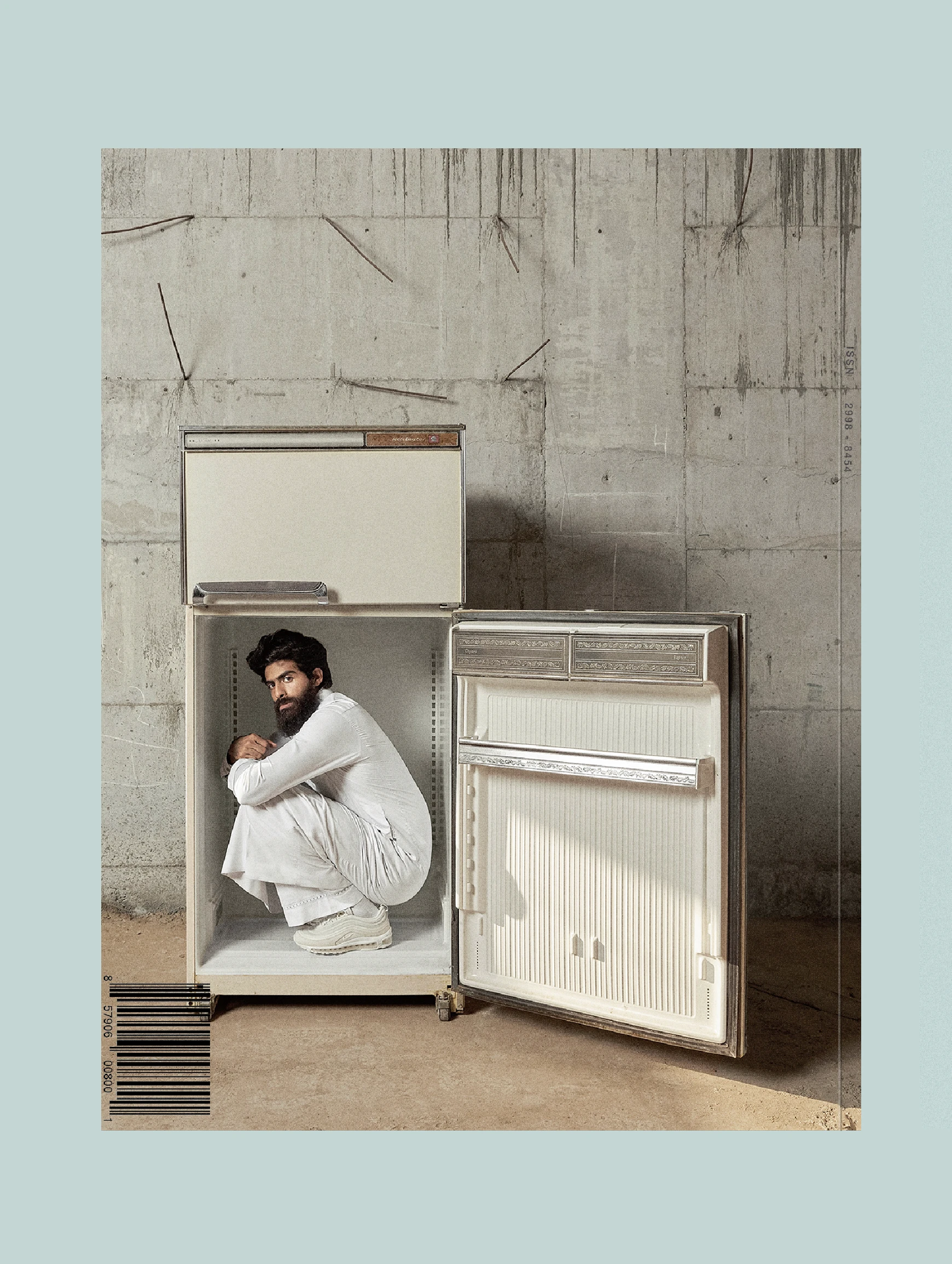 Nike Satellite Culture Campaign magazine key visual in Jeddah.