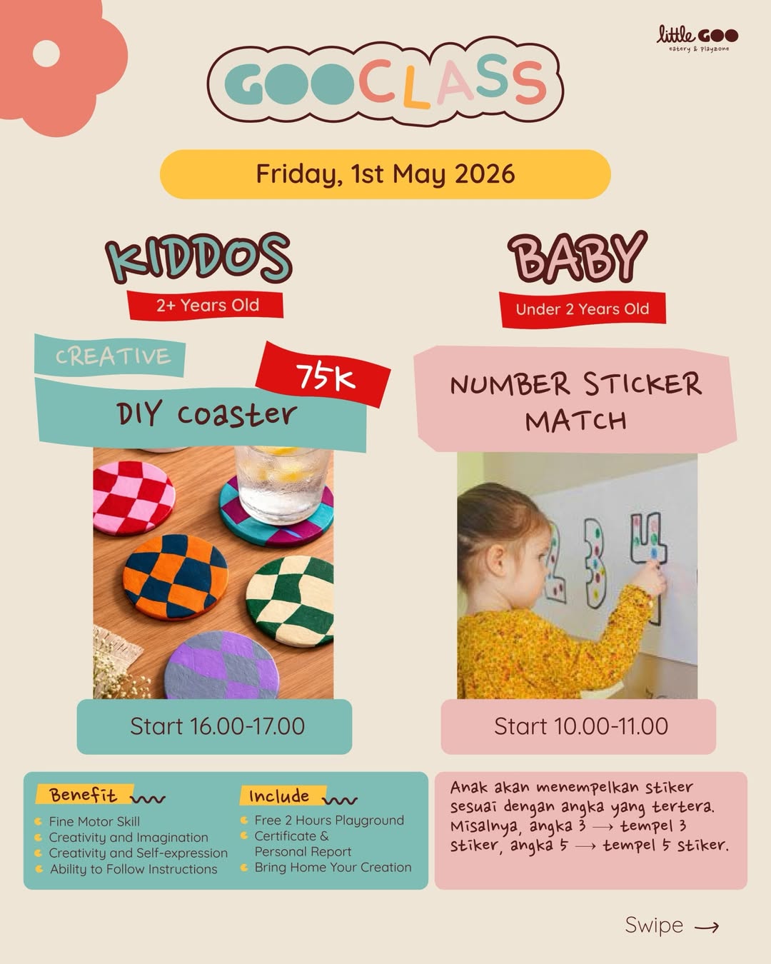 class weekly littlegoo yogyakarta