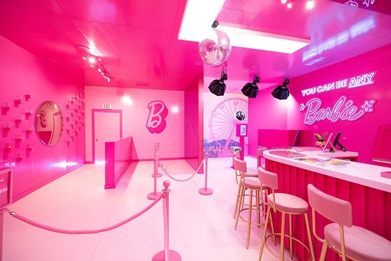 Barbie charm bar at Coachella 2026