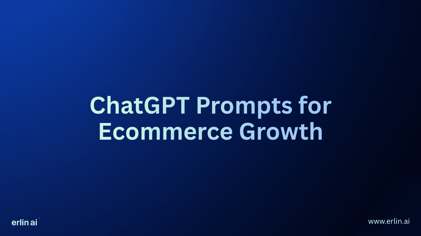 chatgpt prompts for ecommerce