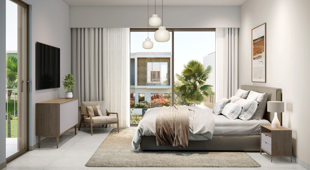 Elegant bed room and space with a scenic outdoor view, located at Orania The Valley.
