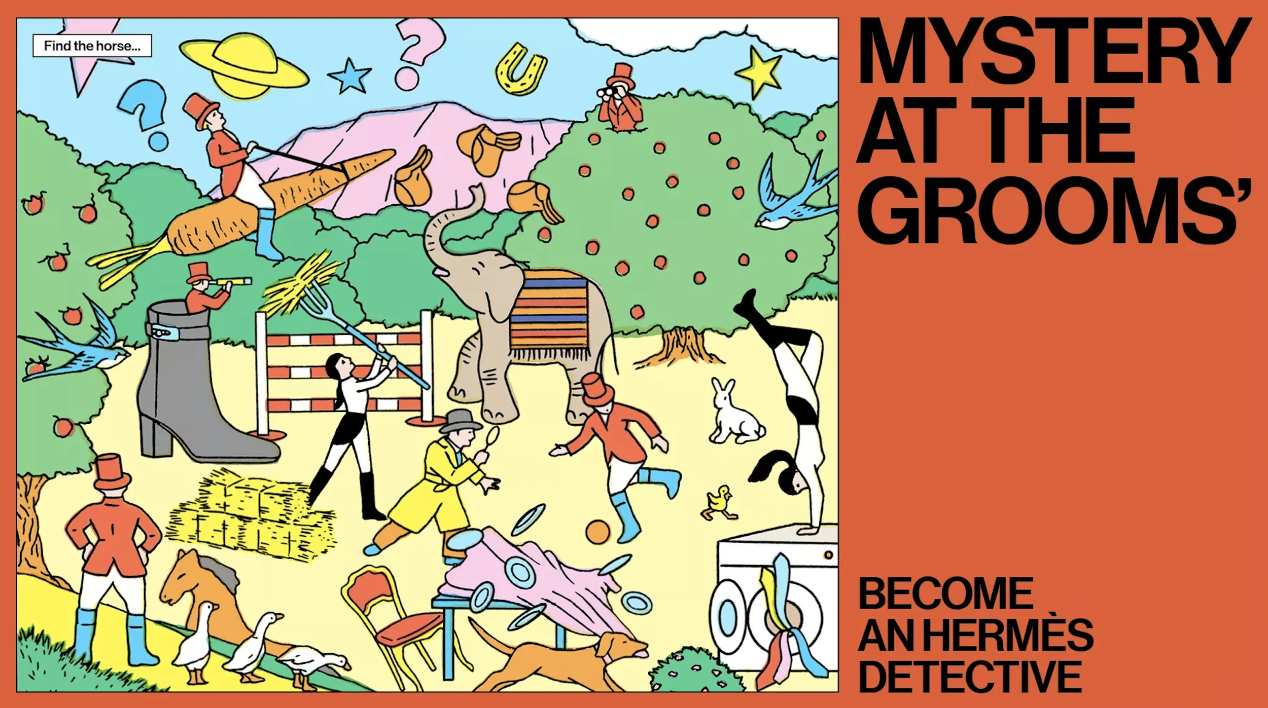 Hermès: Mystery at the Grooms' Campaign