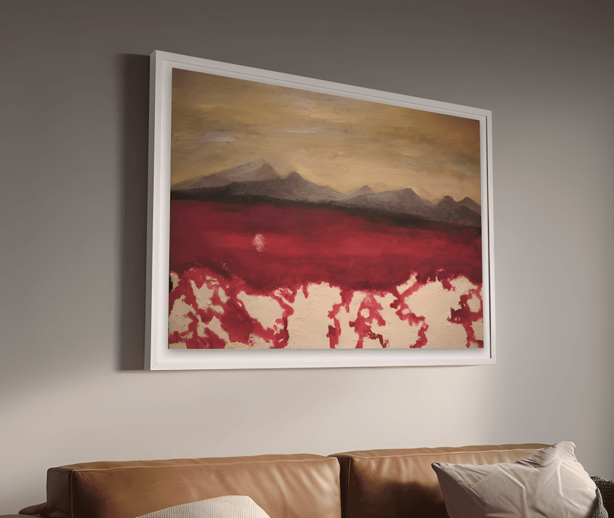 premium art poster and canvas prints, with originals available, from QART , of the artwork " Salt Lake "