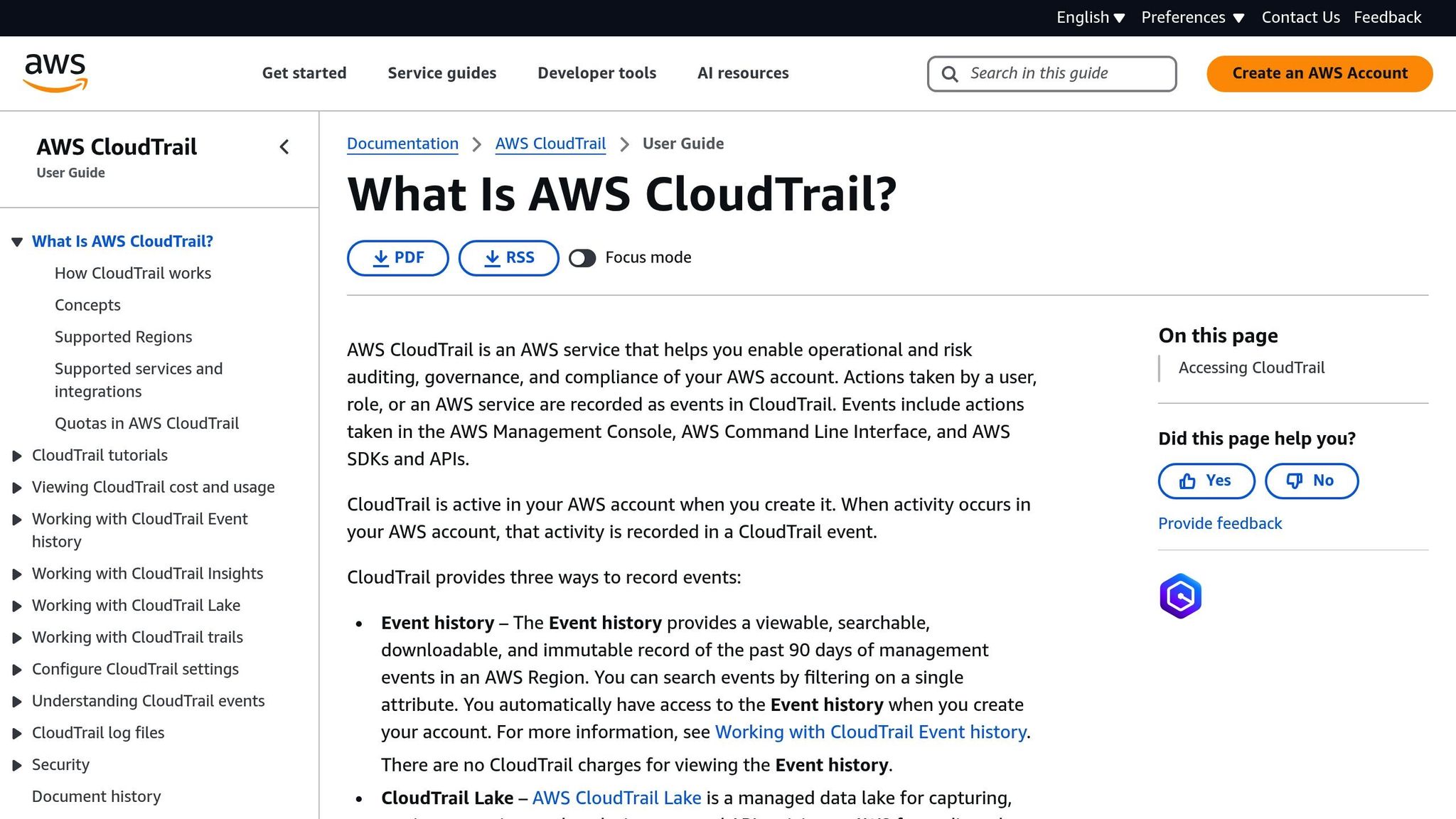 AWS CloudTrail