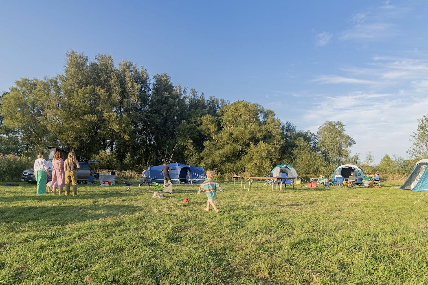 Family Camping  at Yamp Camp Sussex