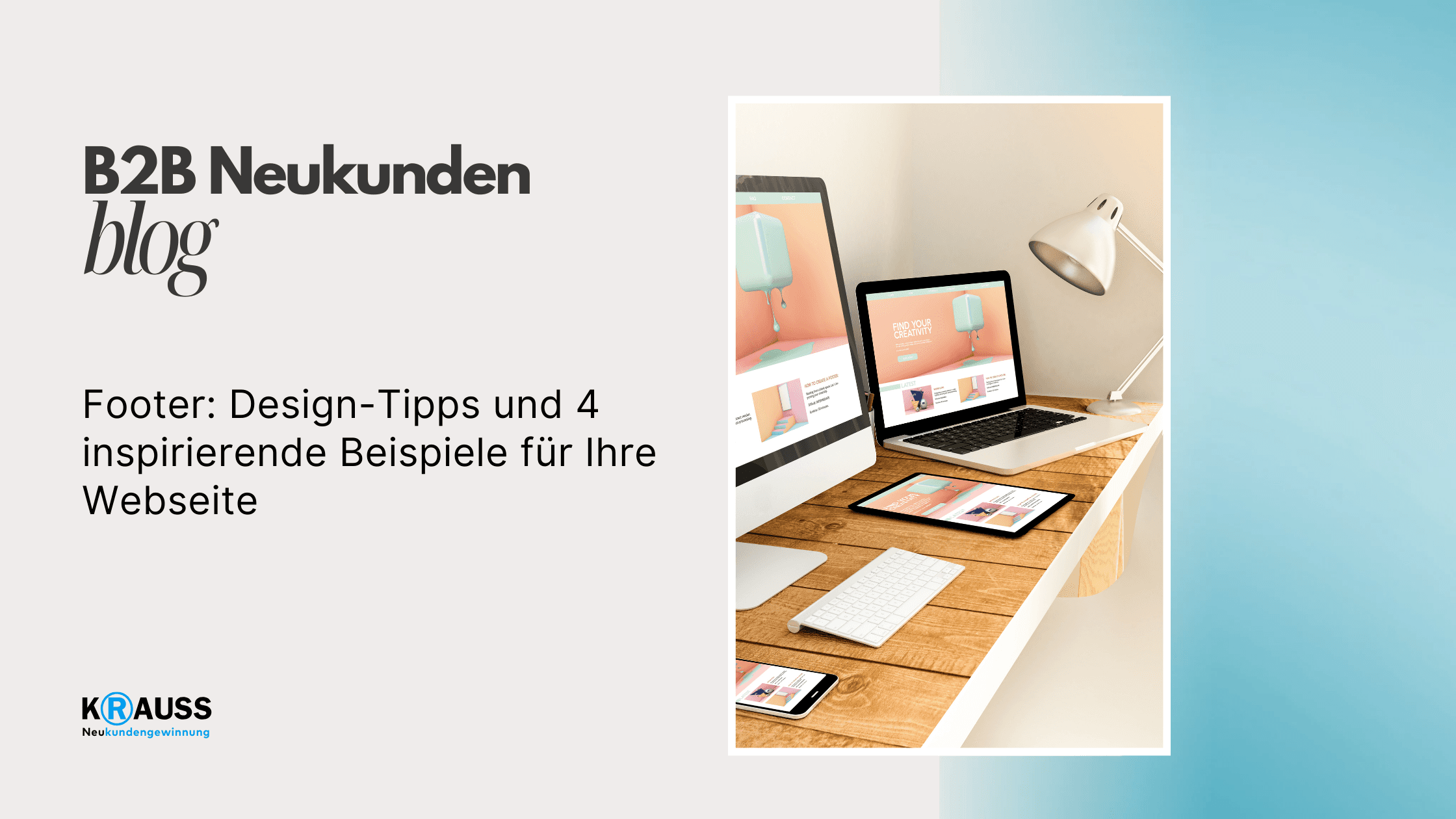 Footer: Design-Tipps und 4 inspirierende Beispiele für Ihre Webseite