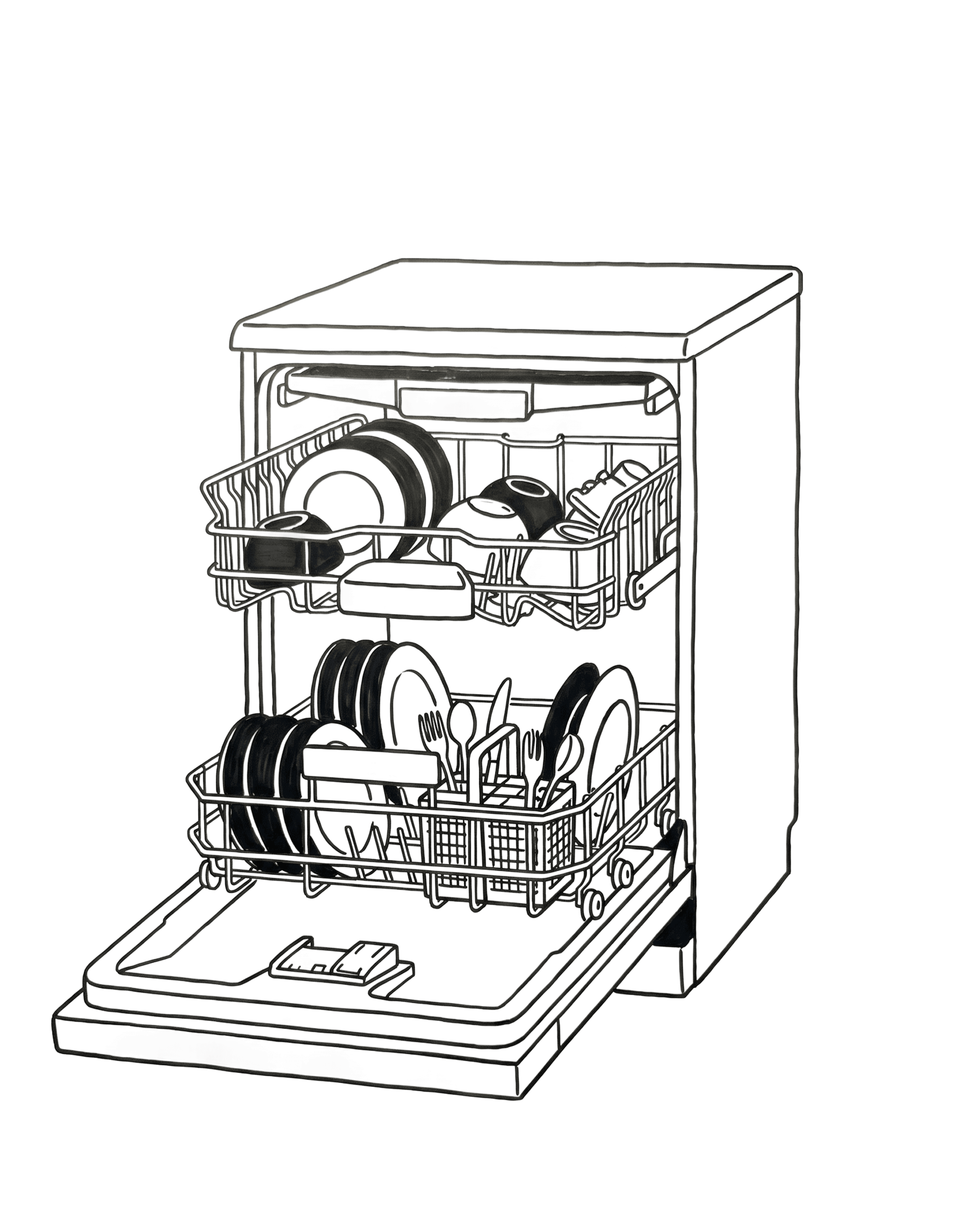 Dishwasher illustration