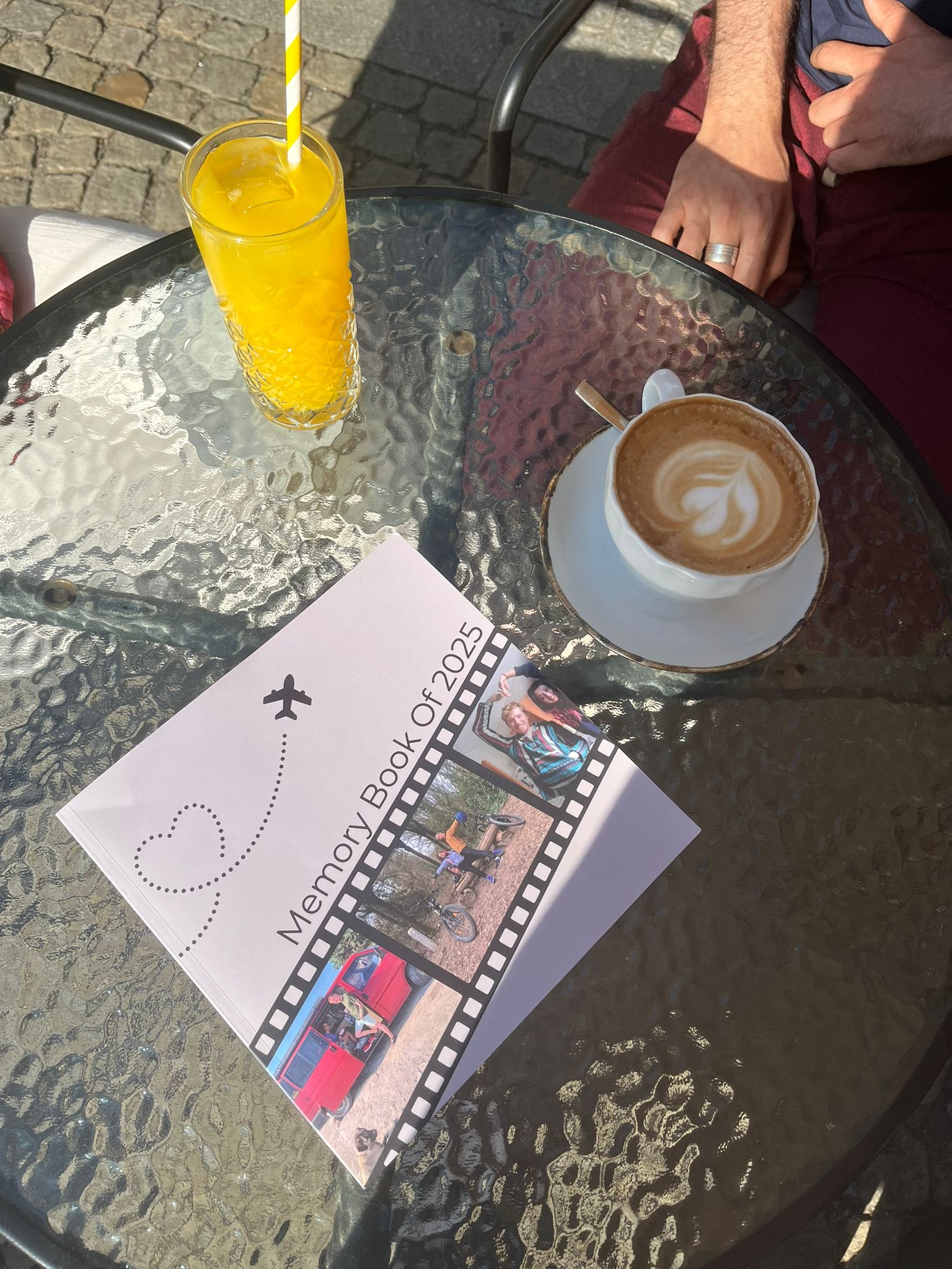 High-quality printed custom photo album with soft cover made on Little Emotions