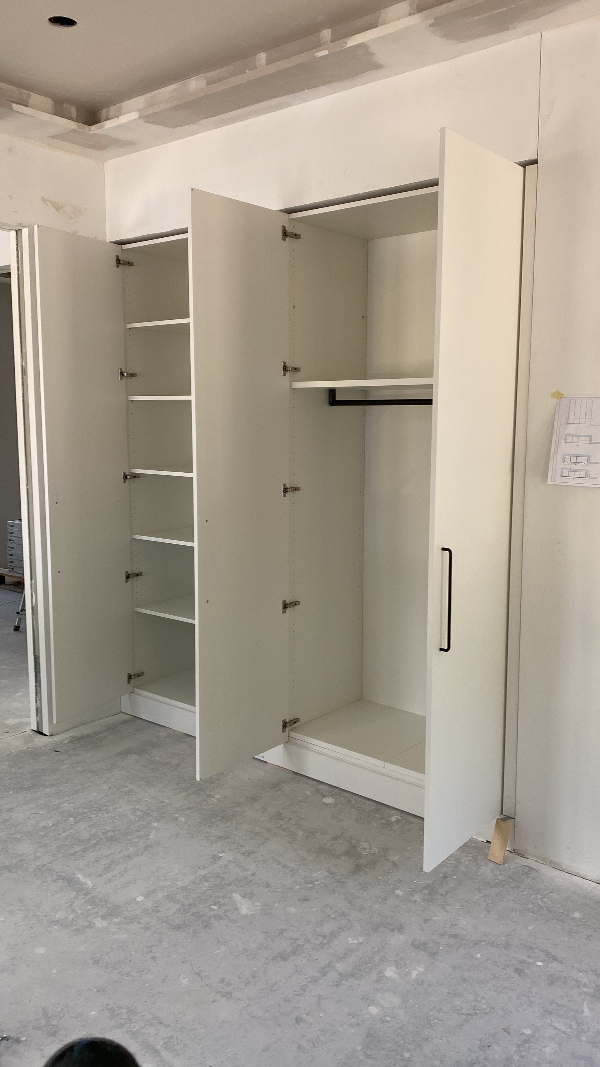 Garderobe offen