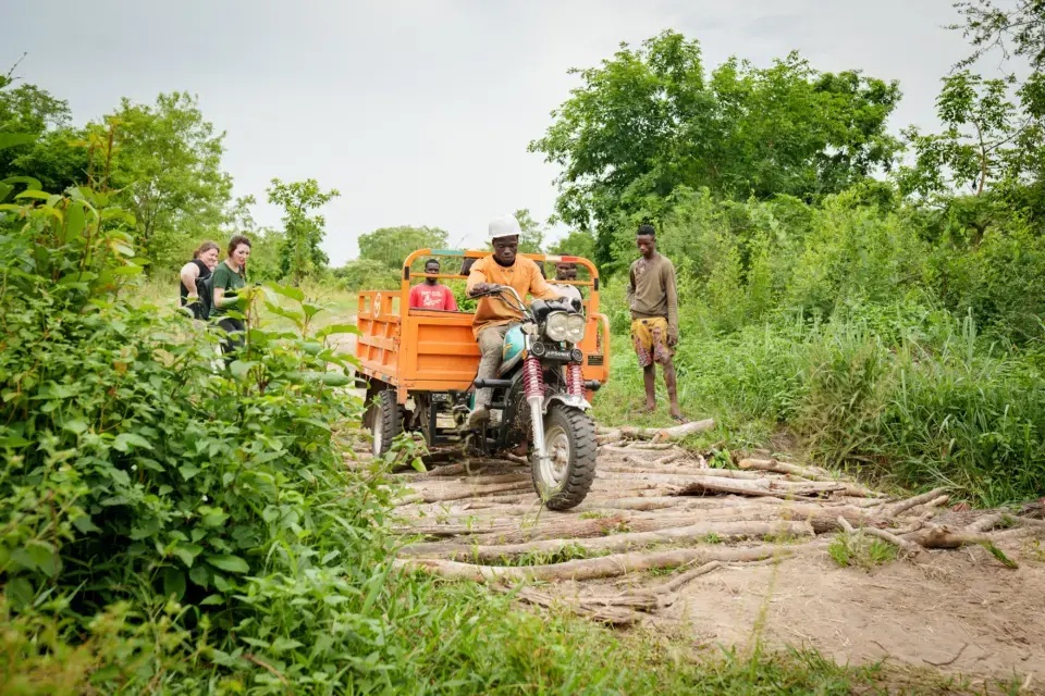 Ein Cargo-Trike wird in der Projektregion eingesetzt.