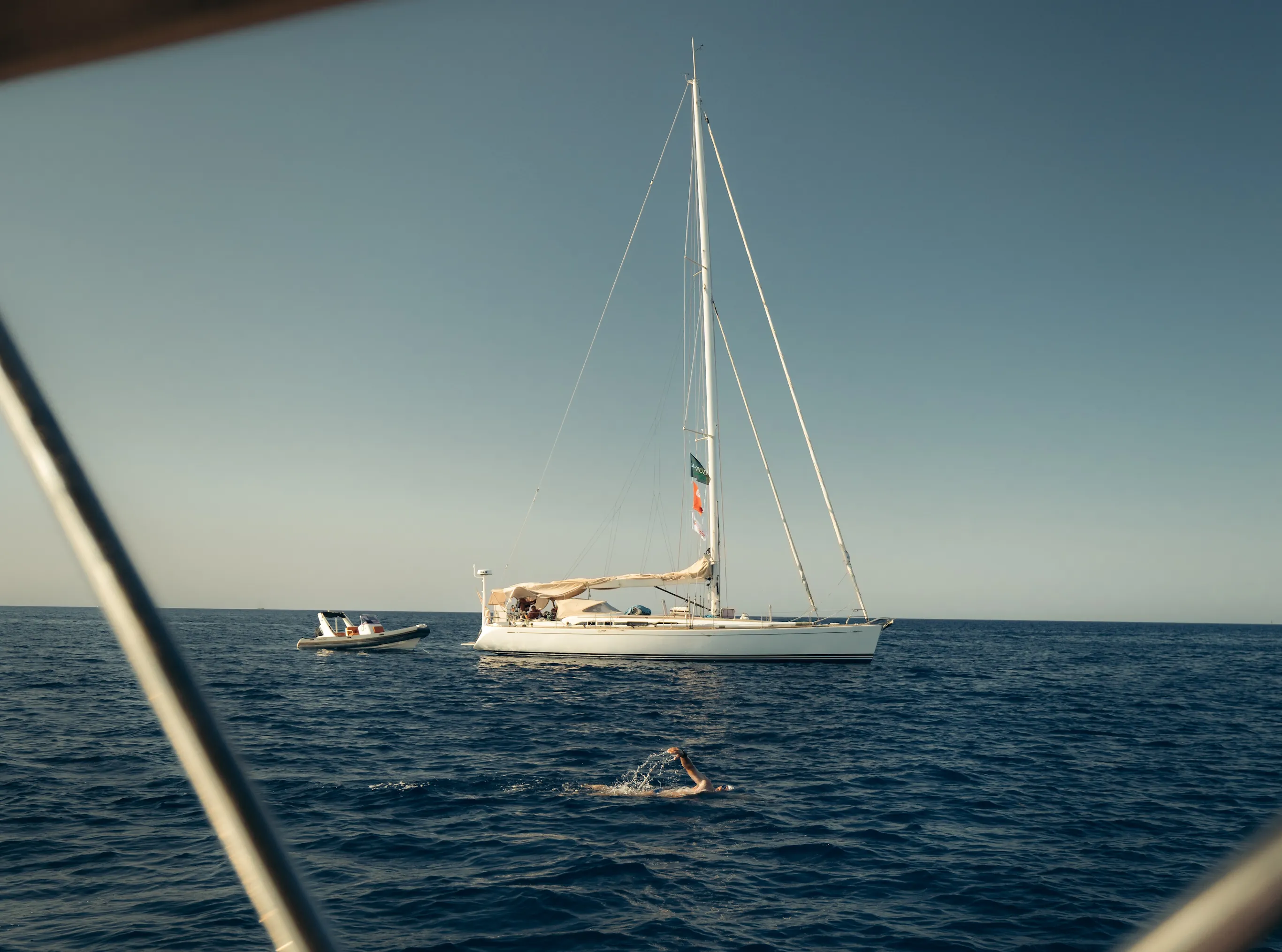 Man wearing VR glasses