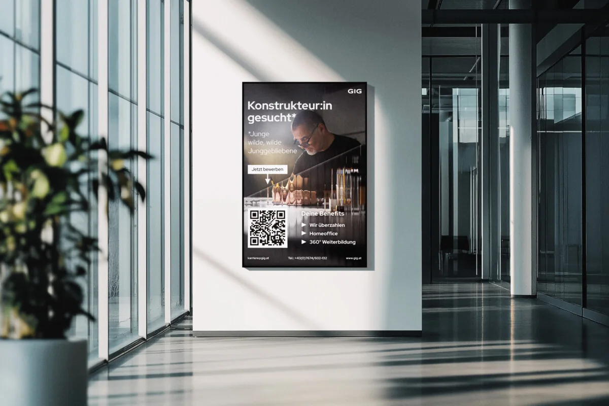 GIG Recruiting-Plakat als regionale Office-Anwendung