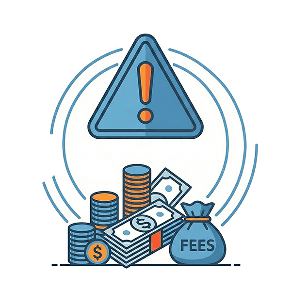 Illustration of a broken or unclear progress graph with question mark, symbolizing lost momentum and unclear progress.