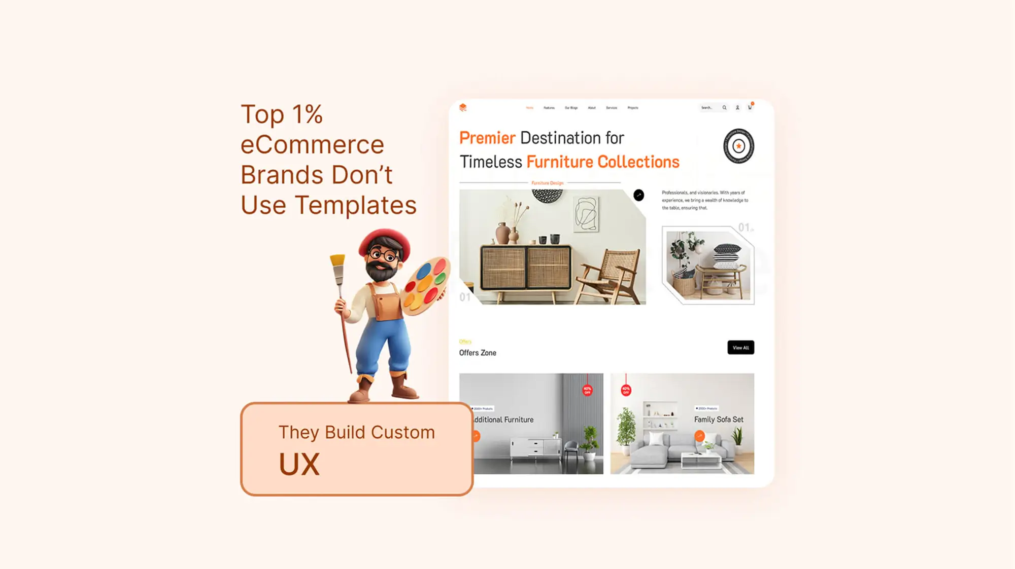 Custom ecommerce UX design framework